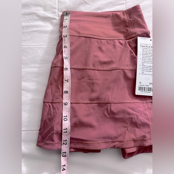 NWT Lululemon Pace Rival MR Skirt - Briar Rose - Picture 10 of 12